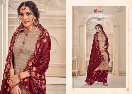 Multi Color Georgette Indian women's salwar kameez with dupatta ready to wear