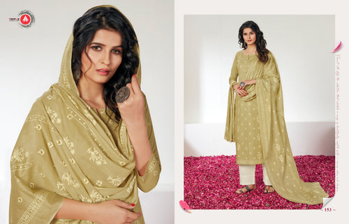 Multi Color Pure Cotton Indian women's salwar kameez with dupatta ready to wear