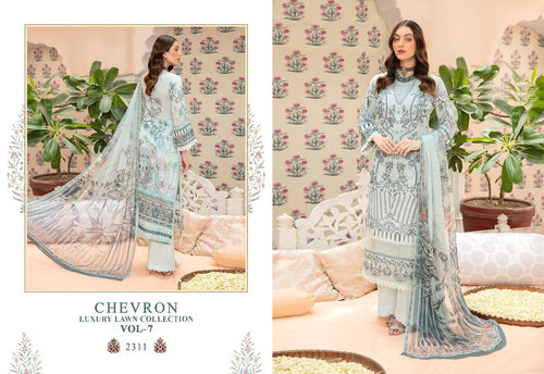 Multi Color Pure Lawn Indian women's salwar kameez with dupatta ready to wear
