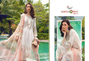 White Pure Cotton Indian women's salwar kameez with dupatta ready to wear