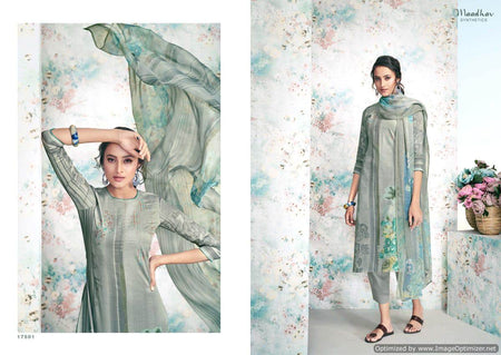 Multi Color Pure Jam Cotton Indian women's salwar kameez with dupatta ready to wear