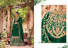 Green Georgette Indian women's salwar kameez with dupatta ready to wear