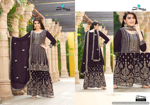 Multi Color Blooming Georgette Indian women's salwar kameez with dupatta ready to wear