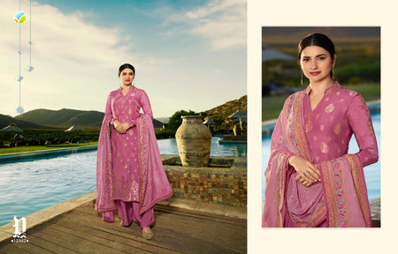 Multi Color Muslin Jacquard Indian women's salwar kameez with dupatta ready to wear
