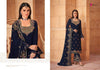 Blue Georggete Indian women's salwar kameez with dupatta ready to wear