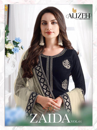 Black Heavy Georgette Indian women's salwar kameez with dupatta ready to wear