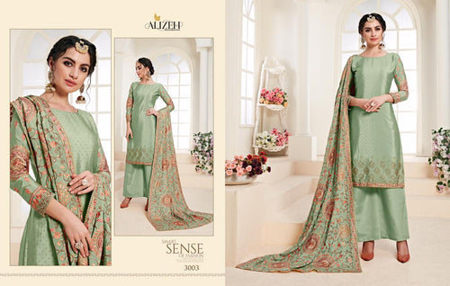 Multi Color Chinon Indian women's salwar kameez with dupatta ready to wear