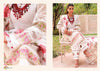 White Pure Cambric Cotton Indian women's salwar kameez with dupatta ready to wear