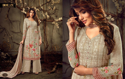 Multi Color Pure Viscose Indian women's salwar kameez with dupatta ready to wear