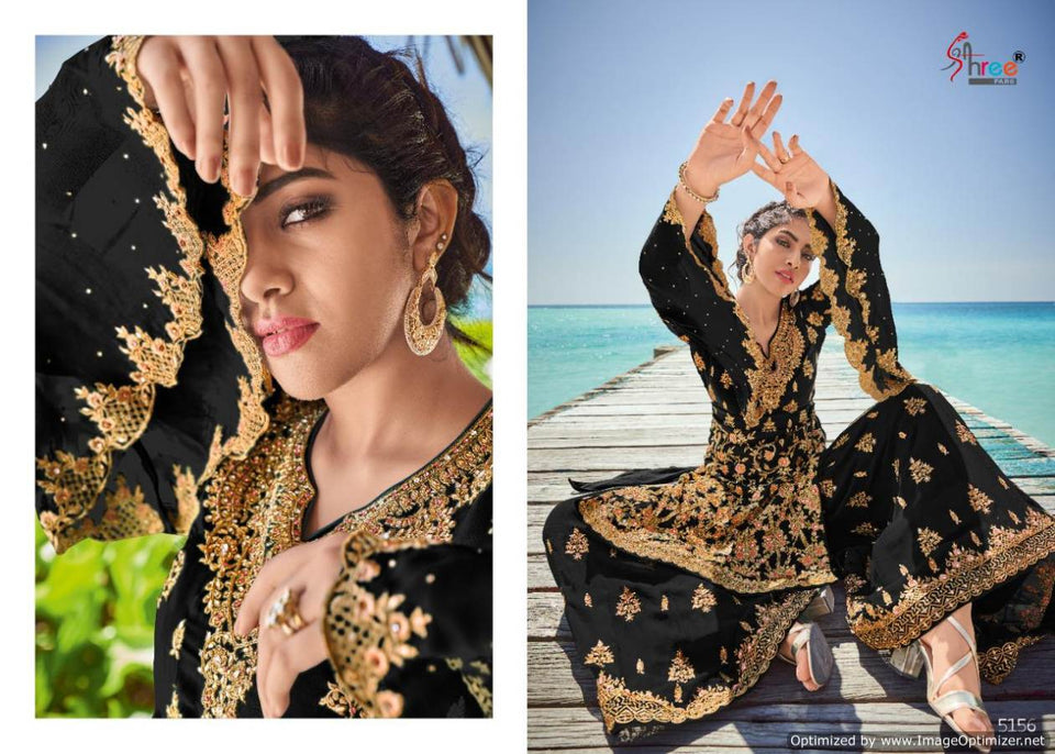 Black Heavy Georgette Indian women's salwar kameez with dupatta ready to wear