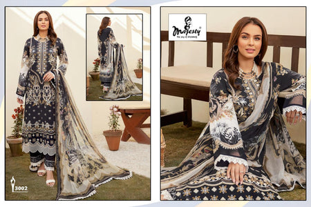 Black Pure Cotton Indian women's salwar kameez with dupatta ready to wear