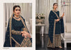 Black Georgette Indian women's salwar kameez with dupatta ready to wear