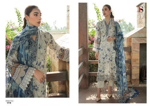 Multi Color Pure Cotton Indian women's salwar kameez with dupatta ready to wear