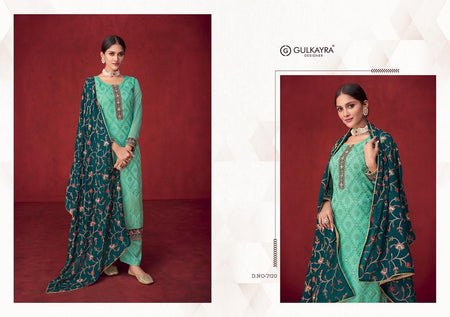 Aqua Real Georgette Indian women's salwar kameez with dupatta ready to wear