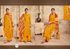 Gold Viscose Upada Indian women's salwar kameez with dupatta ready to wear