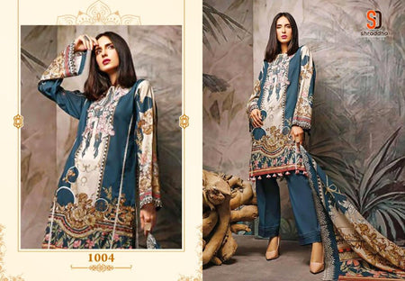 Multi Color Lawn Cotton Indian women's salwar kameez with dupatta ready to wear