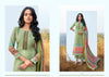 Green Pure Cambric Cotton Indian women's salwar kameez with dupatta ready to wear