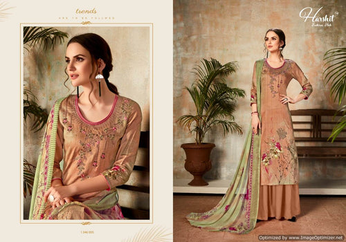 Multi Color Jam Cotton Indian women's salwar kameez with dupatta ready to wear