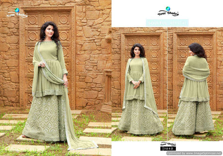 Multi Color Georgette Indian women's salwar kameez with dupatta ready to wear